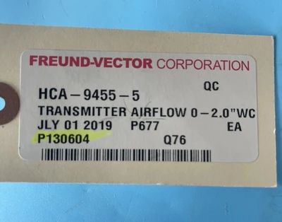 NEW Paragon Controls Inc. HCA-9455-5