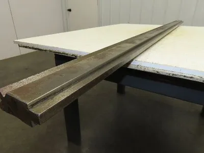 Press Brake Die 74" Long 90° V 1/2" Tang 1-7/32" W  2-11/16" H