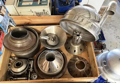 Westfalia OSM 8004 solid bowl separator, 316SS.