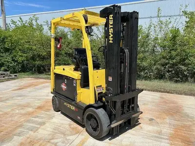 Used HYSTER E65XN-40 4-Wheel Sit down Electric Counterbalance Forklifts Illinois US | Somerset Equipment Sales #1546257