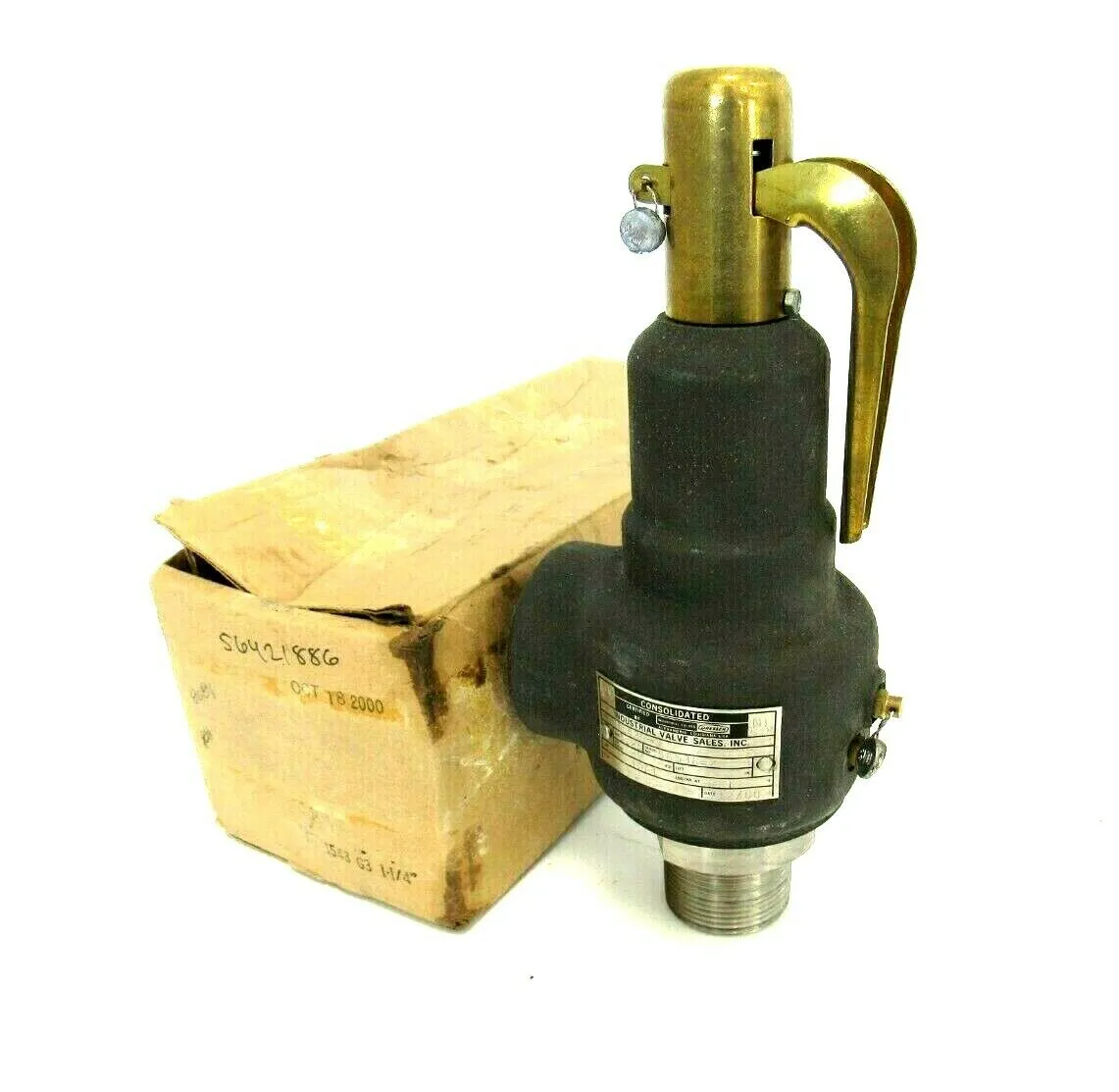 NEW CONSOLIDATED 1543G-3 RELIEF VALVE 1543G3 1-1/4"
