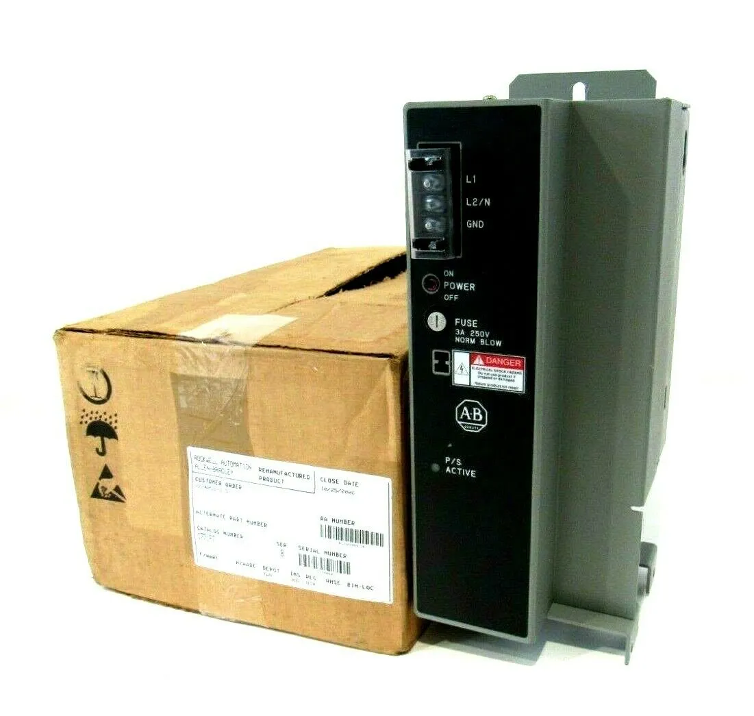 REPAIRED ALLEN BRADLEY 1771-P7 POWER SUPPLY SER.B 1771P7