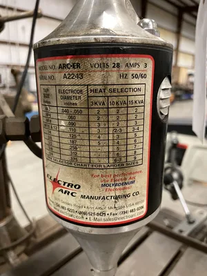 Electric Arc Arc-Er Metal Disintegrator / Tap Extractor