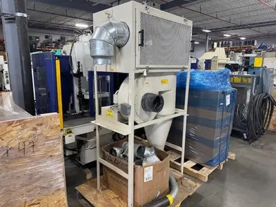 Ball & Jewell 60 HP Granulator w/conveyor, dust collector & Box Dumper