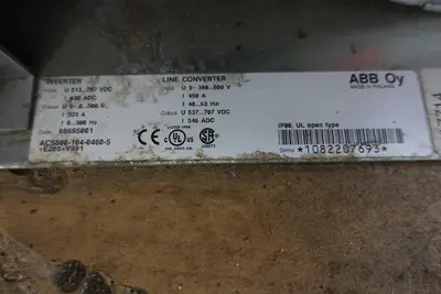 USED ABB ACS800-104-0640-5+E205+V991