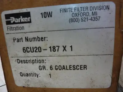 NEW PARKER 6CU20-187X1