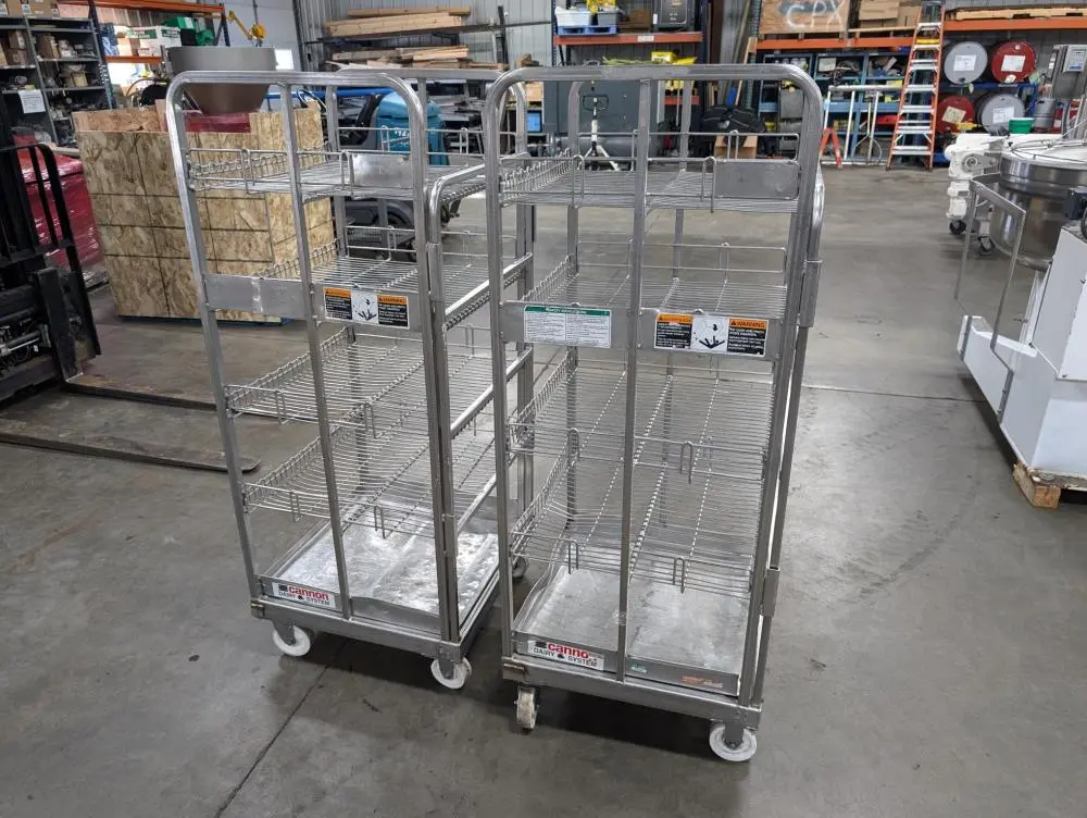(2) SS Parts Carts