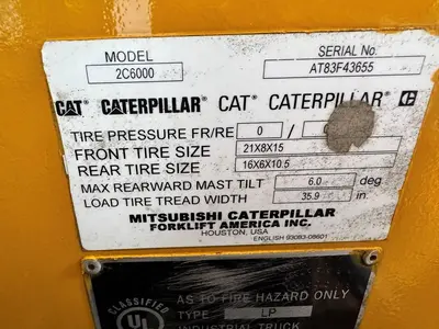 USED 2020 CAT 2C6000