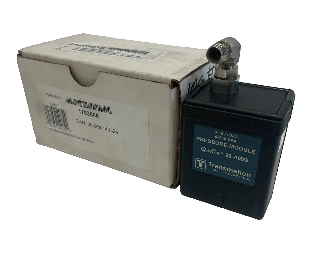 NEW TRANSMATION QUIK CAL 90-100G PRESSURE MODULE 15-B1G2K-60-1 100PSIG
