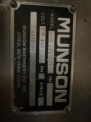 New | in-Stock 2022 MUNSON HD31/2-9SS Ribbon Blenders Illinois US | M&M Equipment Corp. #1388665