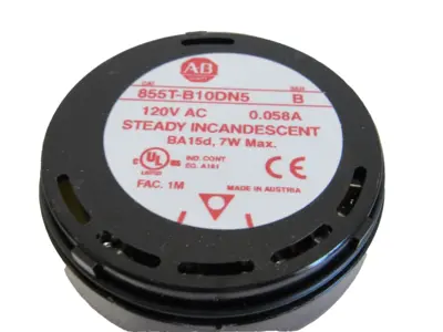 ALLEN BRADLEY 855T-B10DN5 STACK LIGHT SER.B 855TB10DN5 NEW, SURPLUS