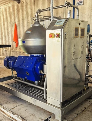 Alfa-Laval CLARA 200 hermetic clarifier module, 316SS.