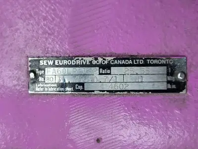 USED SEW-EURODRIVE FA60LP 182