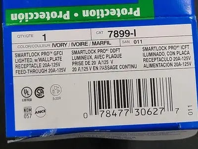 NEW LEVITON 7899-I