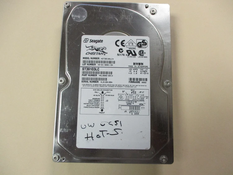 Used Seagate (ST39103LC)  Hard Drive Computer Accessories Arizona US | ASSET CONVERSION SPECIALISTS, INC. #324530