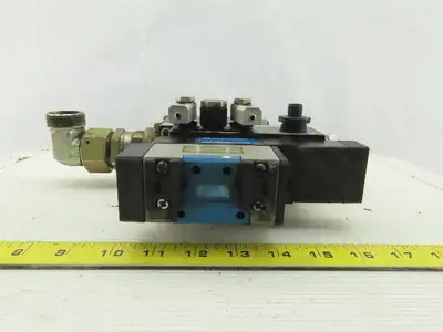 Muller Coax Vmk 15 Nc Pneumatic Valve W/Festo Block Plate & Solenoid
