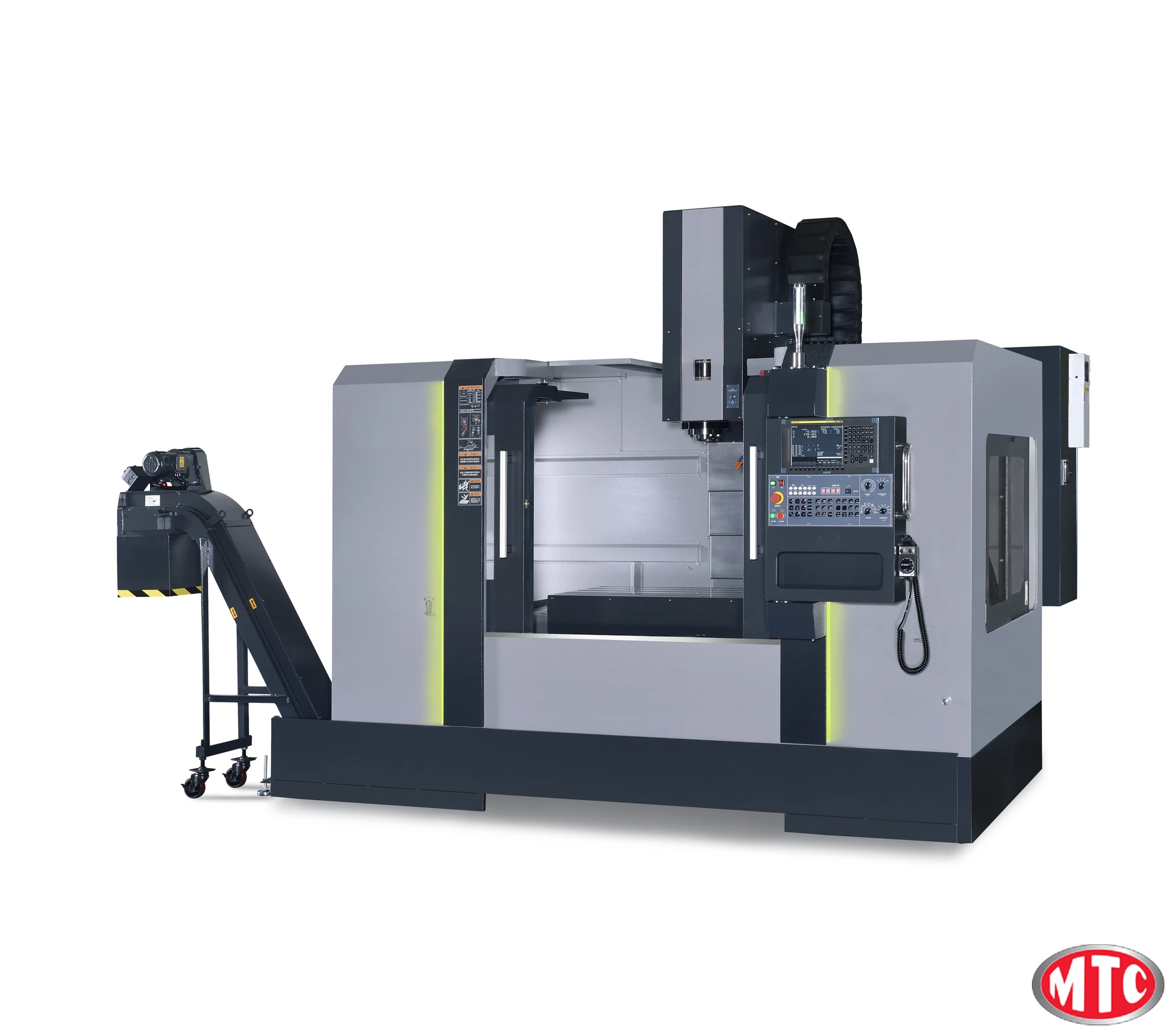 Mighty CNC VMC, #50 taper Geared head, Box ways Fanuc control