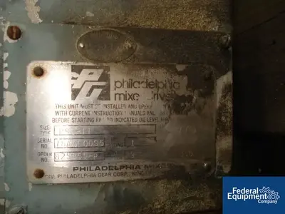 USED Philadelphia 1 HP PHILADELPHIA AGITATOR DRIVE, MODEL PSG-11