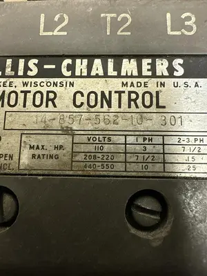 USED ALLIS-CHALMERS 14-857-562-20-301