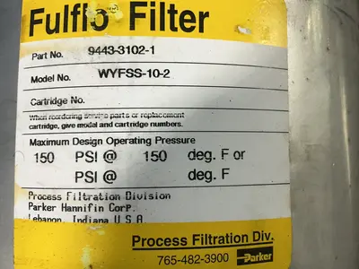 Used PARKER WYFSS102 Chemical & Process Equipment Ohio US | HGR 24 #1407640