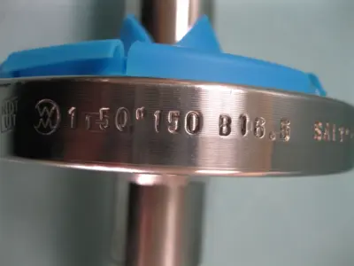 NEW Daily Thermetrics 1 1/2" 150# Flanged Thermocouple 10.25" Probe G15