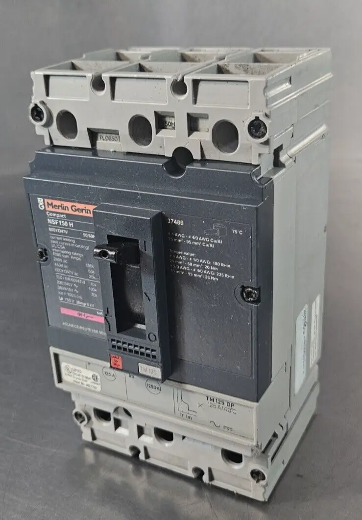 Merlin Gerin NSF150H Industrial Circuit Breaker 150A Three Pole (BIN645)
