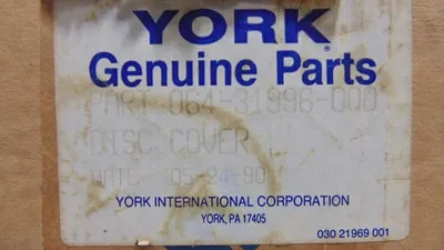 York 064-31996-000 Disc Cover New NIB