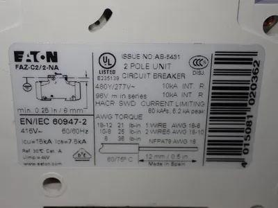 USED EATON FAZC2 / 2NA
