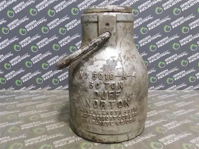 Duff Norton 5010-A-4 Bottle Jack 50 ton 4-1/2 in Rise Lever Effort 300 lbs Used