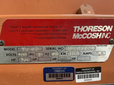 Used THORESON MCCOSH INC TD 600 Misc Plastics Equipment Ohio US | HGR 24 #1446029