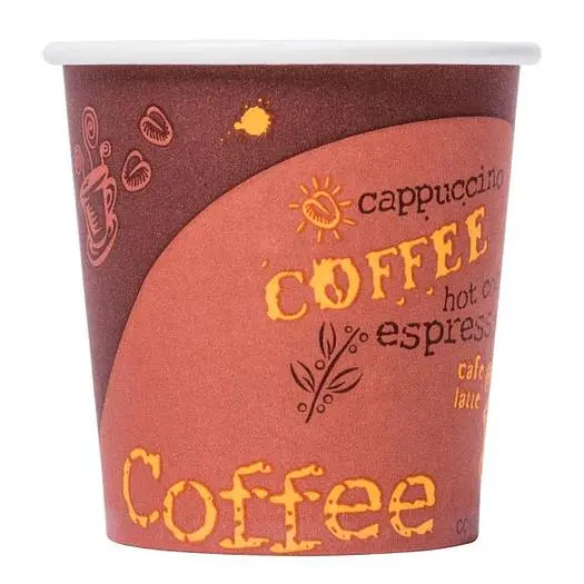 Paper Hot Cup with Coffee Design - 1000 / Case