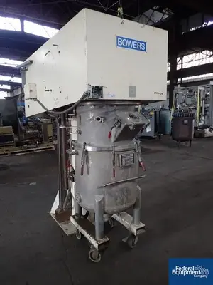 USED Steelcraft Bowers 40/15 HP Bowers Vacuum Mixer, S/S, 50 Gal