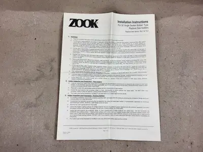 NEW 2008 ZOOK CRNOG8483.5C