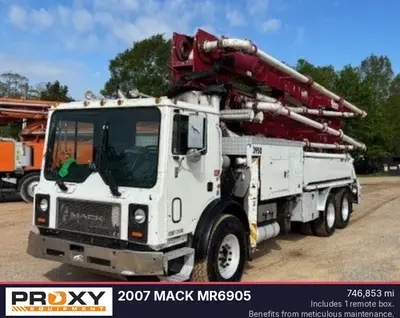 Used 2007 MACK MR6905 Concrete Mixer Trucks Alabama US | Proxy Equipment #1378657