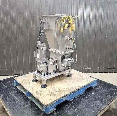 Used VibraScrew  Screw Conveyor (Feeder), 2'' Diameter X 18'' Long