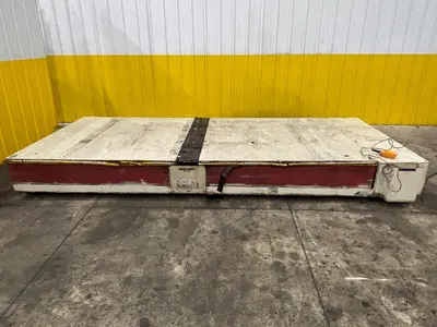 20 TON (40k LBS) DENSON MODEL #ST-1620 DIE LIFTING TABLE & FLIPPER PLATFORM: YOBRO #24187