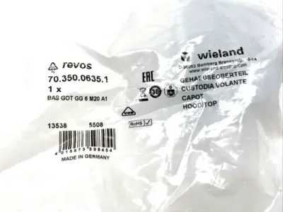 New | in-Stock Wieland 7035006351 Connector Accessories Michigan US | Maverick Industrial Sales #1487685