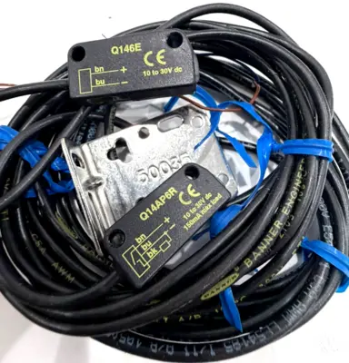 NEW BANNER ENGINEERING Q14AP6R PHOTOELECTRIC SENSOR RECEIVER 10-30VDC 45387
