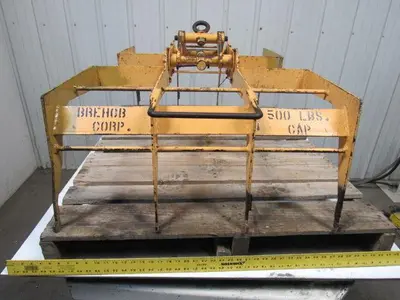 BREHOB 500LB Lift Grappling Hoist Hook Claw 47"x30" Reversed Tongs