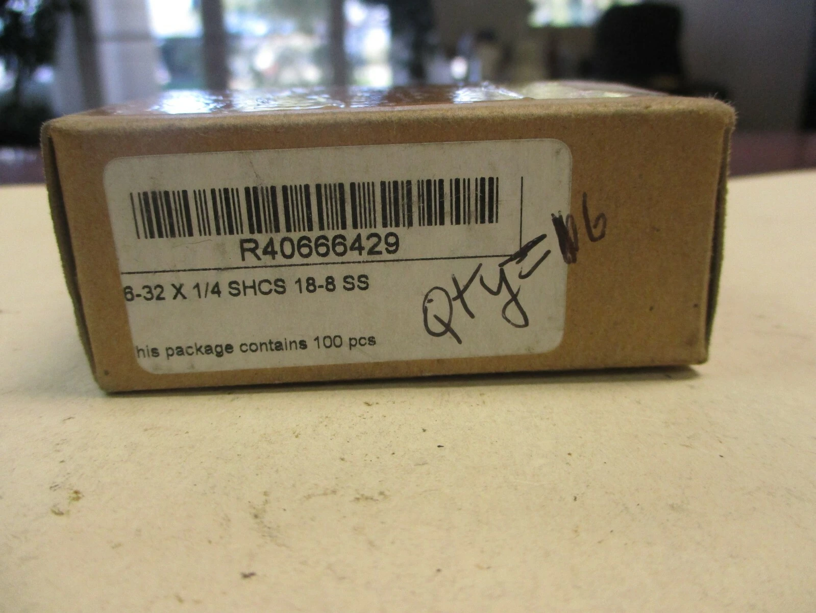 New 6-32X1/4" SHCS 18-8 SS Screws (QTY 16)