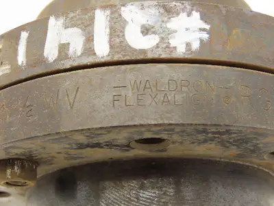 Waldron WR YG WV RG Complete Gear Coupling Size 1-1/2 Bore 1-5/8"And 1-1/2"