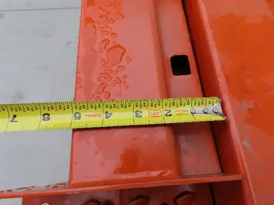 Interlake Teardrop Pallet Rack Racking Step Beam Crossmember 10' 120"x5" 5610 LB
