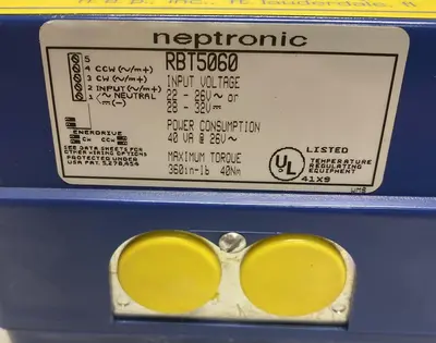 New | in-Stock NEPTRONIC RBT5060 Parts (Hydraulics and Pneumatics) Ohio US | Surplus Asset Holdings #1233630