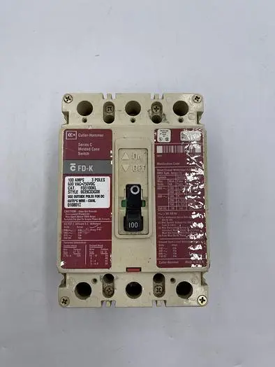 Used CUTLER HAMMER CUTLER HAMMER FD3100KL Misc Electrical & Power Parts | ND Industrial Surplus #1214244