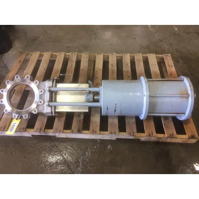Used 10" Dezurik Stainless Steel Knife Gate Valve