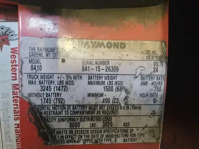 USED RAYMOND 8410