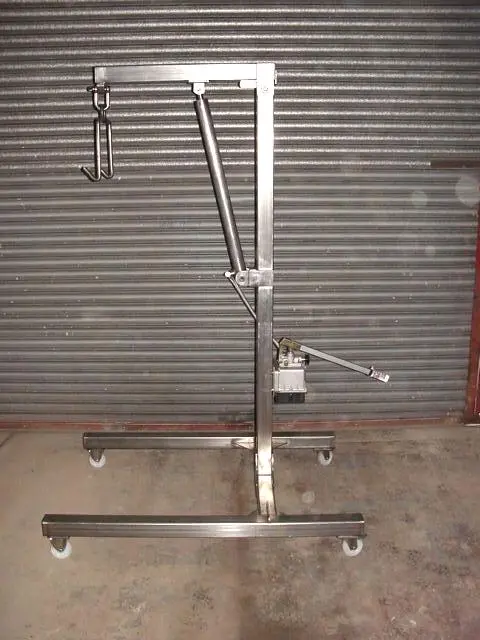 Low Lift Mobile S/S Stirrer Crane 250 Kg
