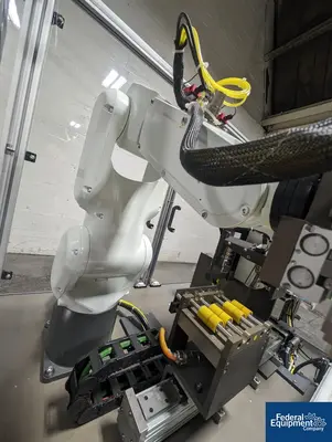 USED R+D Custom Automation R+D Custom Automation Robotic Labeler, Model Hermies+
