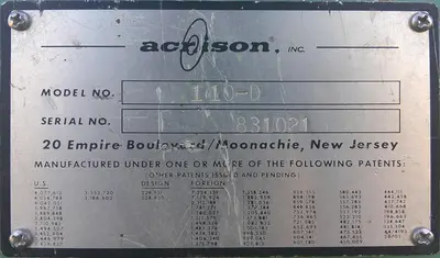 SPC9191  Feeder 1.75" dia. Acrison screw feeder 11.5" long feed tube, Stainless Steel