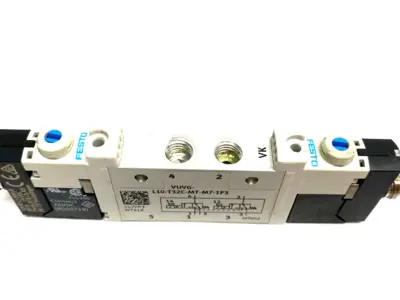 USED FESTO SOLENOID VALVE 2X3/2-WAY, MONOSTABLE 574356